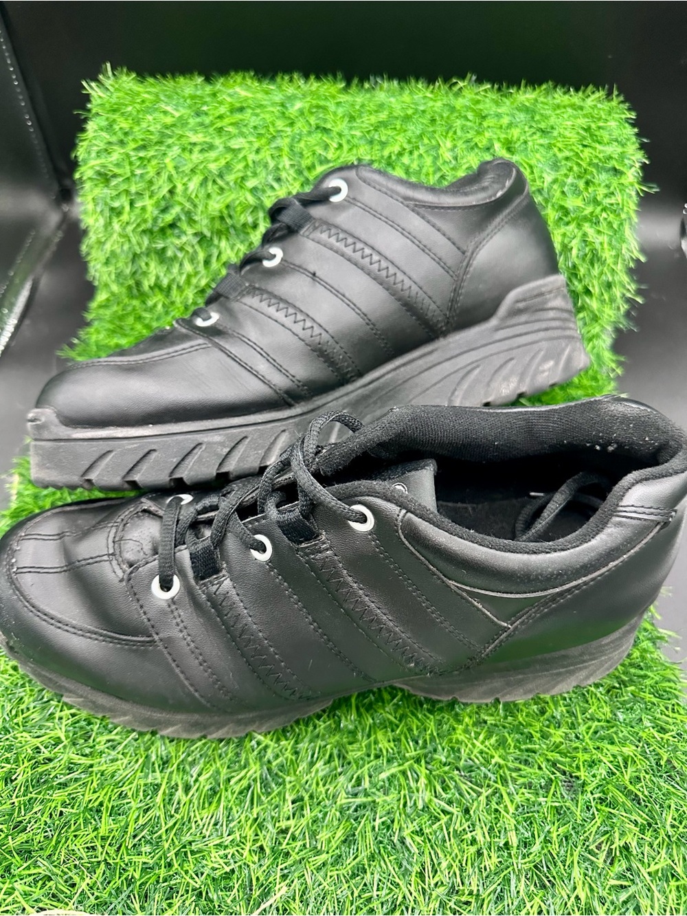 Vintage 90s Pro Wings Black Lug Sole Shoes - Chunky Sneaker - WOMENS SIZE 11